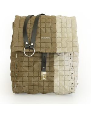 Monade Neutrals Backpack Large Loam & Stone - Natural