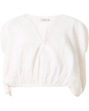 Traffic People Neutrals Cream Tea Off- Whispers Cropped Top - White