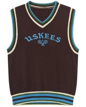 Uskees Racquet Club Tank Top - Brown