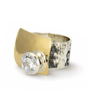 Karyn Chopik Studio Ltd Light Catcher Ring - White