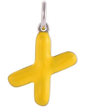 Pinnole Monogram Charm - Yellow