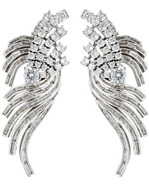 Stephanie Browne Australia Birds Of A Feather Earrings - Metallic