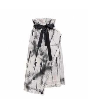 Miro Misljen Street Art Graffit Skirt - Grey