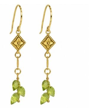 Rachel Nathan Classic Hook: Peridot Petals - Yellow