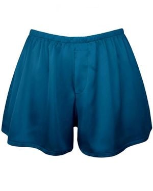 MONIQUE MORIN LINGERIE Boyfriend Shorts Abyss - Blue