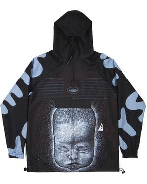 mysimplicated Water Repellent Windbreaker Inner Child Design W - Blue