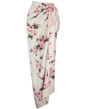 Aguaclara Pareo Scarf La Rose - Metallic