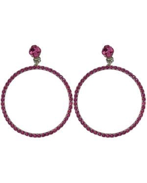Vickisarge The Large Hoop Earrings - Multicolour