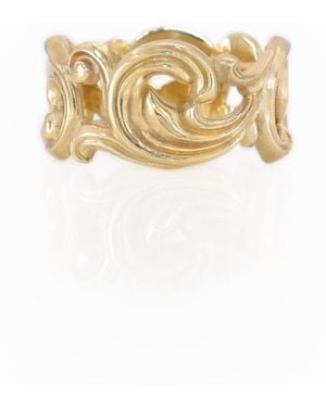 Gabriella Alicia Scroll Band - Metallic