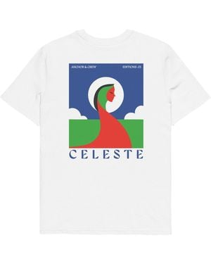 Anchor and Crew Three Celeste Editions Organic Cotton T-Shirt - Blue