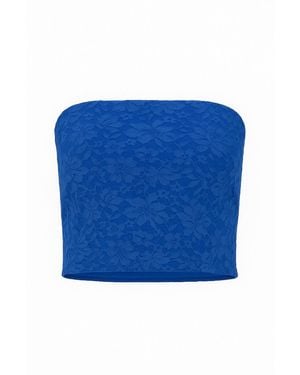 Conquista Lace Bandeau Royal - Blue