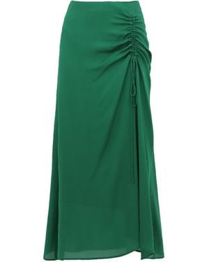 Georgette Serene Midi Skirt - Green