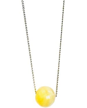 Lexi Jewelry Golden Glow Calcite Necklace - Metallic