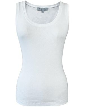 Solgo Atelier Solgo Fine Rib Tank Top - Blue