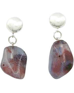 Bio-Trimmings Sherrington Earrings Midnight - Metallic