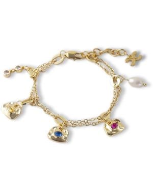 Classicharms Iris Gemstone Charm Bracelet - Metallic
