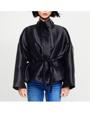 Maxjenny Square Boxy Jacket - Black