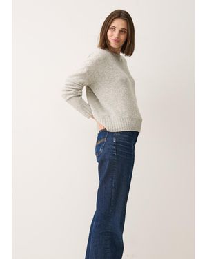 Loop Cashmere Boucle Sweatshirt - Blue
