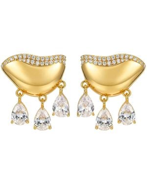 Zepplin the Label Aphrodite Earrings - Metallic