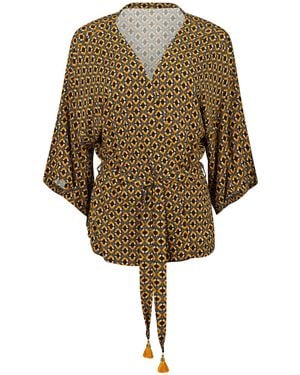 Boutique Kaotique Beach Kimono - Natural