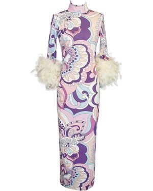 Jennafer Grace Catroux Dress - Purple