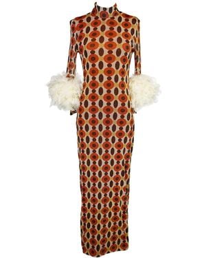 Jennafer Grace Catroux Dress - Brown