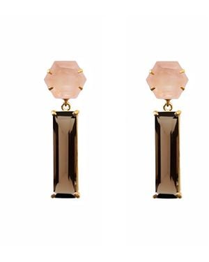 Bounkit Chicago Earrings Push Back - Natural