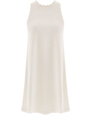 Monlicia Calia Mini Linen Dress - White