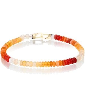 C. Grassi Fire Mountain Opal Bracelet With Solid Clasp - Red