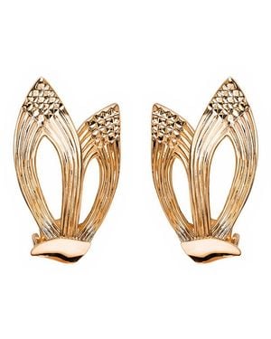 Grosse Wing Clip On Earrings, Series Victory - Metallic