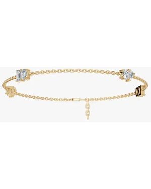 Aya Fine Jewelry Eighteen Kt Luxe Prism Emerald Diamond Bracelet - White