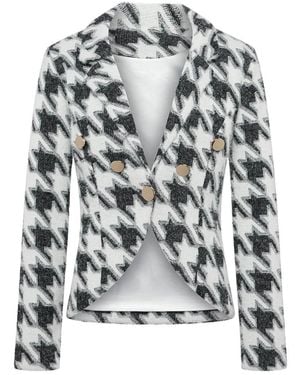 Zetaye Blaire Jumper Blazer - White