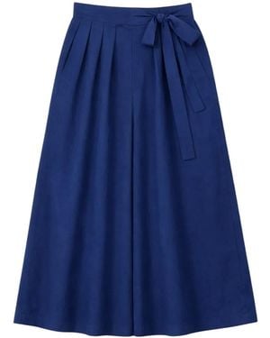 Lo Neel Zen Wide-Leg Pants - Blue