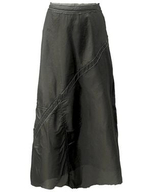 Deborah Lindquist Eco Lifestyle Hanna Midi Parachute Skirt Steel - Gray