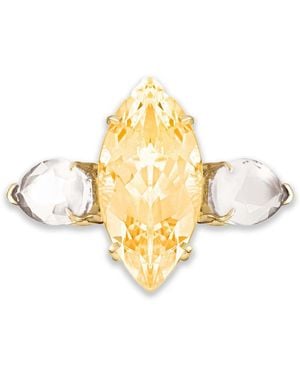 Augustine Jewels Citrine & Topaz Ring - Metallic