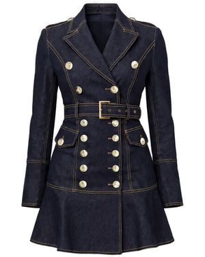 Maui X Lolita Donna Denim Corset Dress - Blue