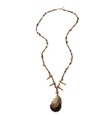 Jaredjamin Daphne Vintage Pendant Necklace - Metallic