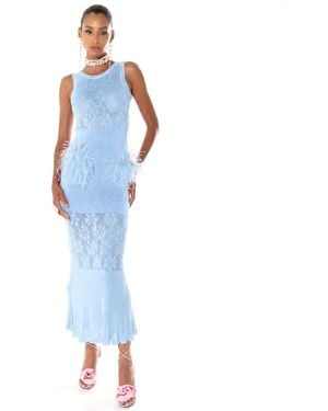 Andreeva Bamboo Knit Dress - Blue