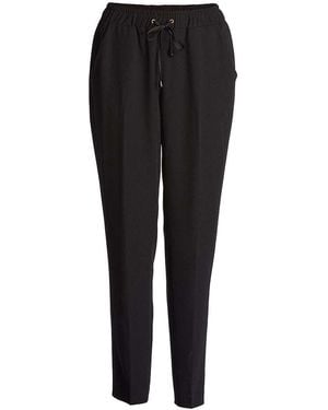 Conquista Crepe Trousers By - Black