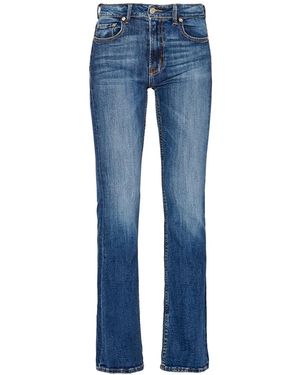 NOEND Grace Mid Rise Flare Jeans - Blue