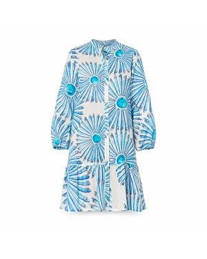 Casa Atelier by Ferdinando Fusco Anchovy Frou Frou Shirt - Blue