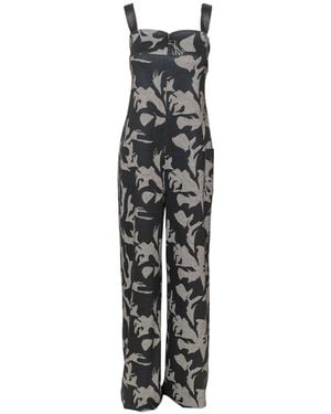 ARTISTA Tracey Zipped Shoulder Strap Jumpsuit - Black