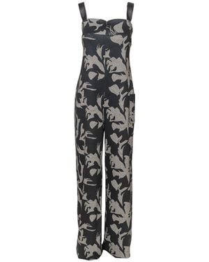 ARTISTA Tracey Zipped Shoulder Strap Jumpsuit - Black
