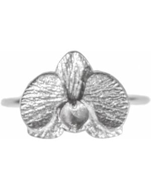 Agora Jewellery Orchid Ring - White