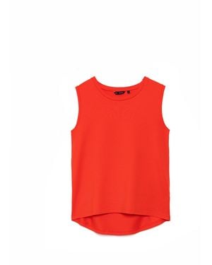 Weartwo London Hero Sleeveless Top, Coral - Red