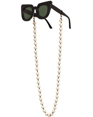 THE ROSE Neutrals Greige Glasses Chain - Metallic