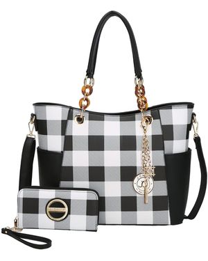 Mkf Collection - J'omor Bonita Tote Bag & Wallet Set - Black