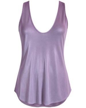 LAHIVE Samantha Slinky Knit Tank - Purple