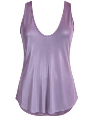 LAHIVE Samantha Slinky Knit Tank - Purple