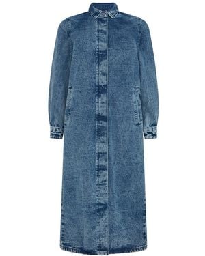 Hay Life The Denim Dress Shacket - Blue